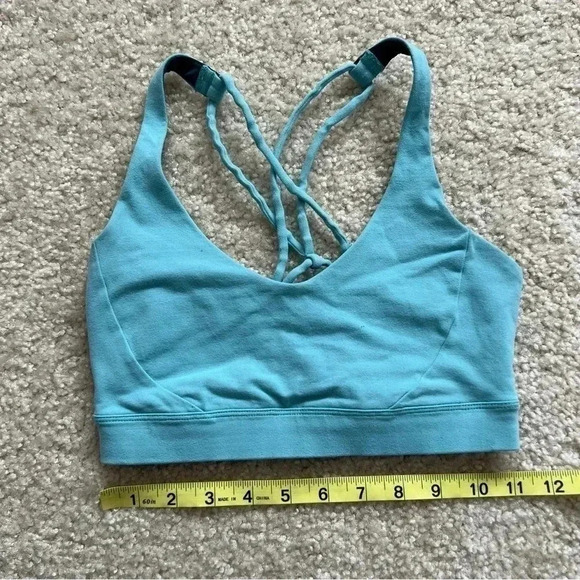 Prana Women’s Everyday Sports Bra Size XS Light Azurite Gym Active $50 - Picture 11 of 11